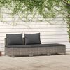 vidaXL Garden Lounge Set Grey, Dark grey