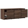 vidaXL TV Cabinet Brown Oak Engineered Wood Medium TV Cabinet