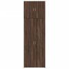 vidaXL Highboard Brown Oak 31.5"x16.7"x98" Engineered Wood