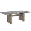 vidaXL Outdoor Dining Set Brown and dark grey