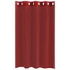vidaXL Voile Curtains with Grommets 2 pcs Wine Red