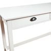 vidaXL Console Table White Solid pine wood Compact Rectangular