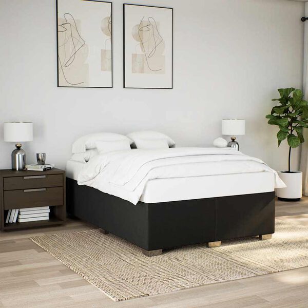 vidaXL Bed Frame Black