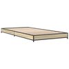 vidaXL Bed Frame Sonoma oak Engineered wood Small single Durable