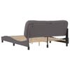 vidaXL Bed Frame Gray