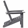 vidaXL Folding Adirondack Chair Light Grey 74.5 x 80.5 x 90cm HDPE
