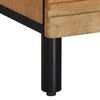 vidaXL Bedside Cabinet Brown Solid Mango Wood, Engineered Wood Medium