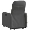 vidaXL Electric Stand Up Massage Recliner Chair Dark Gray