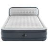 INTEX Airbed White and Grey Vinyl with velvet top layer Queen Portable