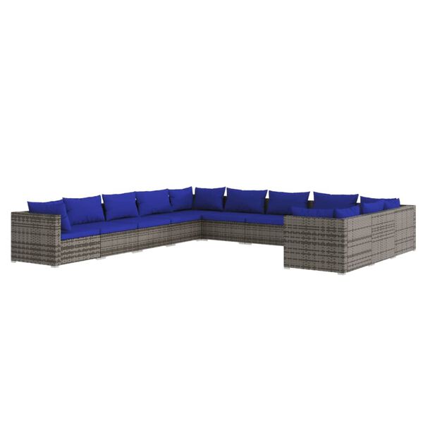 vidaXL Garden Lounge Set Grey