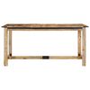 vidaXL Dining Table Natural wood Solid mango wood Standard Durable