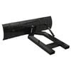 vidaXL Snow Plow Black Powder-coated steel, Rubber 59.1 x 15.0 in