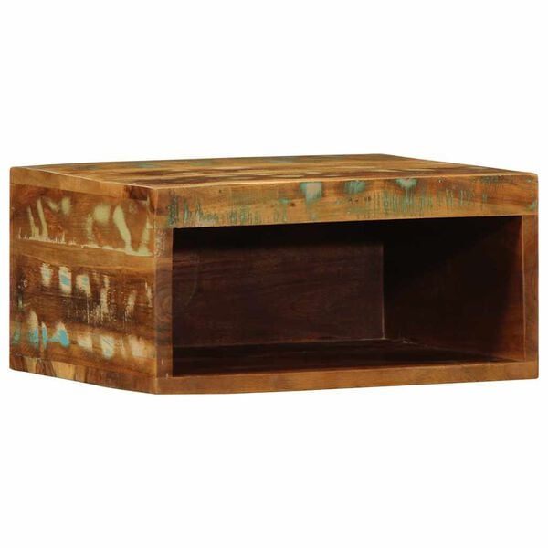 vidaXL Wall-mounted TV Cabinet Multicolor Solid Reclaimed Wood