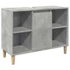vidaXL Bathroom Furniture Set Concrete Grey