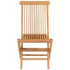 vidaXL Garden Dining Set Warm wood color Fine sanded teak hardwood Large