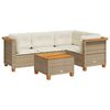 vidaXL Garden Sofa Set Beige