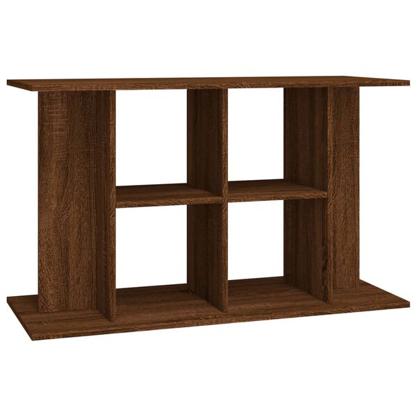 vidaXL Aquarium Stand Brown Oak Engineered Wood 39.4 x 15.7 x 23.6 in