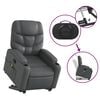 vidaXL Stand Up Massage Recliner Chair Grey