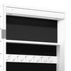 vidaXL Mirror Jewelry Cabinet White