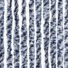 vidaXL Insect Curtain Blue, White and Silver 22.0x72.8" Chenille