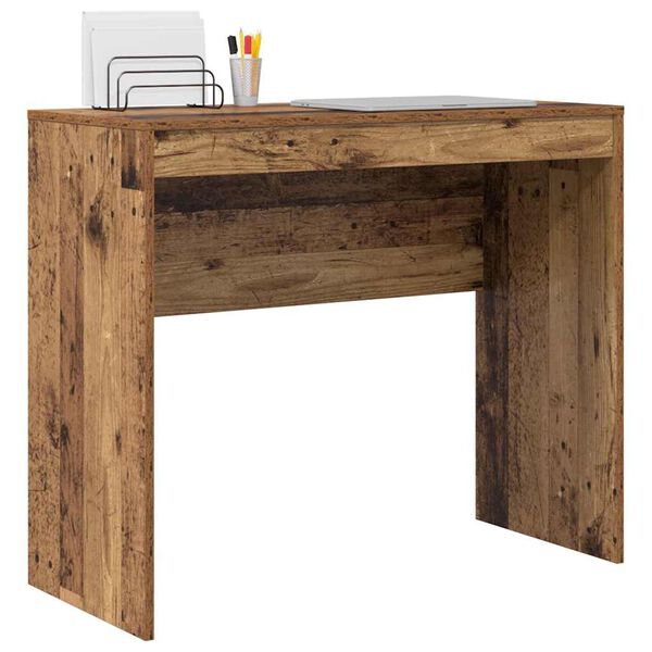 vidaXL Desk Old Wood 35.43 x 15.75 x 29.92 in