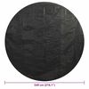 vidaXL Pool Cover Black Polyethylene Large Durable Pool Cover Round