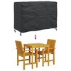 vidaXL Outdoor Furniture Cover Black 55.1" x 27.6" x 35.4" 600D