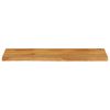 vidaXL Table Top Oak Solid mango wood 47.2x11.8x1.0 in Durable