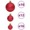 vidaXL Christmas Bauble Set of 100 Wine Red Polystyrene Small