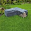Nature Garden Furniture Cover Grey Polyethylene Large