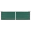 vidaXL Raised Bed Green Galvanized steel 63.0 x 15.7 x 17.7 in Durable
