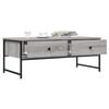 vidaXL Coffee Table Gray sonoma Engineered wood, Metal Medium