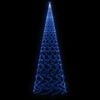 vidaXL Christmas Tree with Spike Blue 3000 LEDs 26 ft