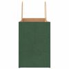 vidaXL Paper Bags 50 pcs with Handles Green 32x17x25 cm