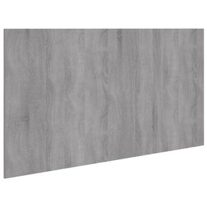 vidaXL Bed Headboard Gray Sonoma Engineered wood Double