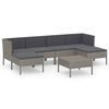 vidaXL Garden Lounge Set Grey, anthracite