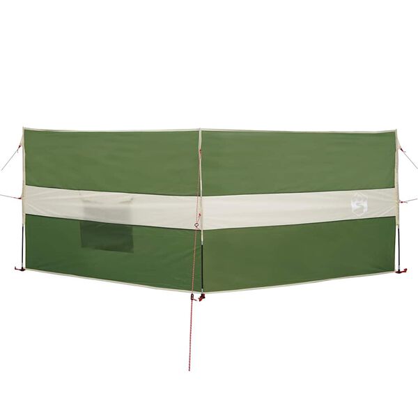 vidaXL Camping Windbreak Green 135.4x47.2" Waterproof