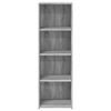 vidaXL Highboard Grey Sonoma Engineered Wood Medium Highboard