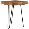 vidaXL Coffee Table Brown Teak Wood Medium Decorative Inlays