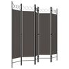 vidaXL 5-Panel Room Divider Anthracite 78.7"x70.9"