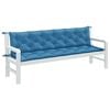 vidaXL Garden Bench Cushion Melange blue Fabric (100% polyester)