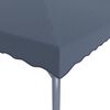 vidaXL Gazebo Anthracite Aluminum, Steel, Oxford Fabric Large