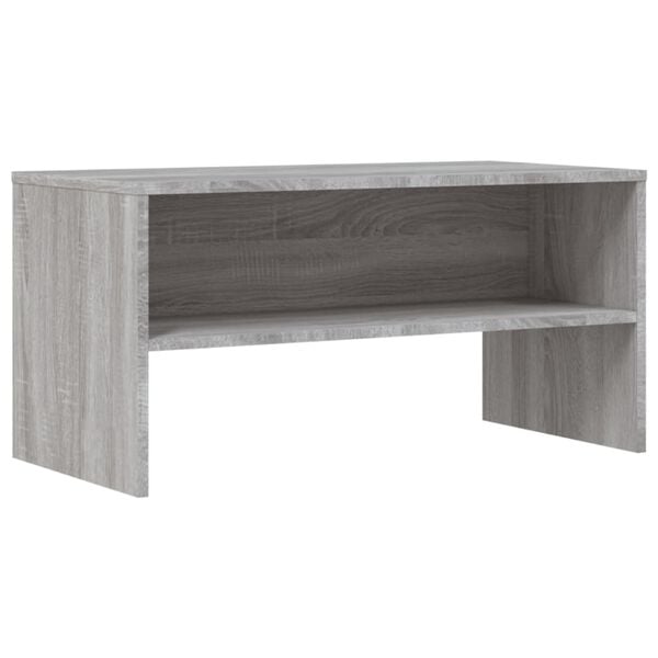 vidaXL TV Cabinet Grey Sonoma Engineered Wood Medium Modern TV Cabinet