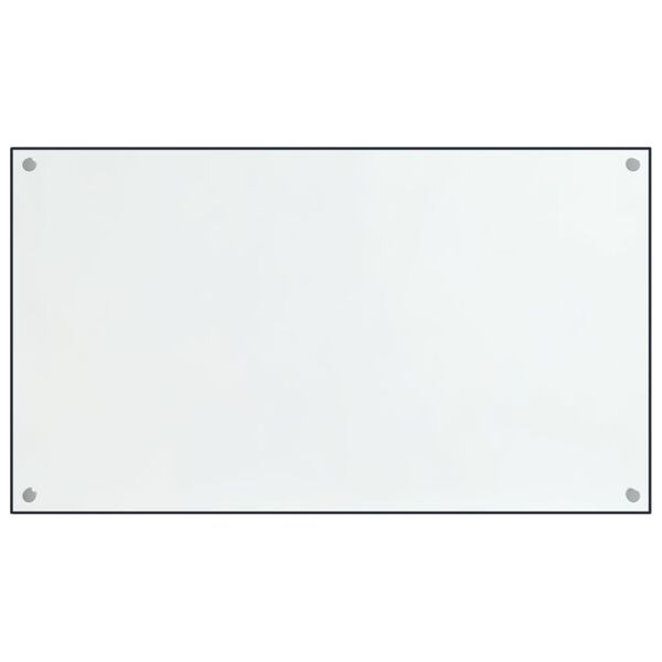 vidaXL Kitchen Backsplashes 2 pcs Transparent 27.6"x19.7" Tempered Glass