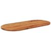 vidaXL Table Top Natural Wood Solid Acacia Wood Medium Durable