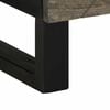 vidaXL Coffee Table Black Solid mango wood, engineered wood, metal Medium