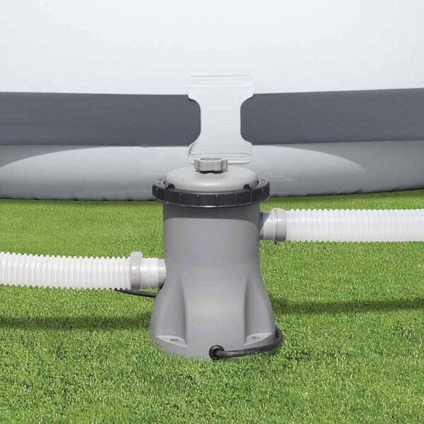 Bestway Filter Pump Grey PP, ABS Compact Durable Filter Pump