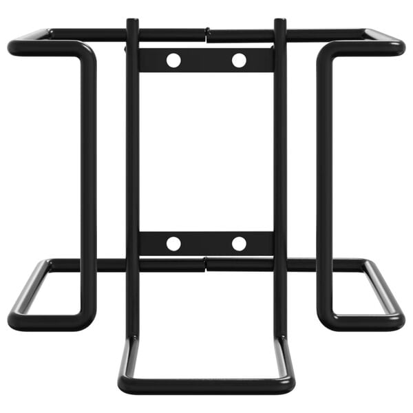 vidaXL Salt Lick Holder Black Steel Standard Durable Salt Lick Holder