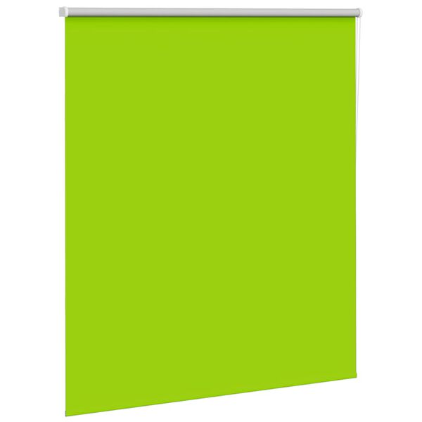 vidaXL Roller Blind Leaves Green 100% Polyester, Aluminum 51.2 x 68.9 in