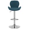 vidaXL Bar Stool Set of 2 Blue